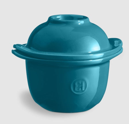 Emile Henry Egg Nest Mediterranean Blue by Kitchen Niche