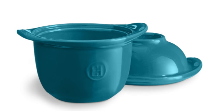 Emile Henry Egg Nest Mediterranean Blue by Kitchen Niche