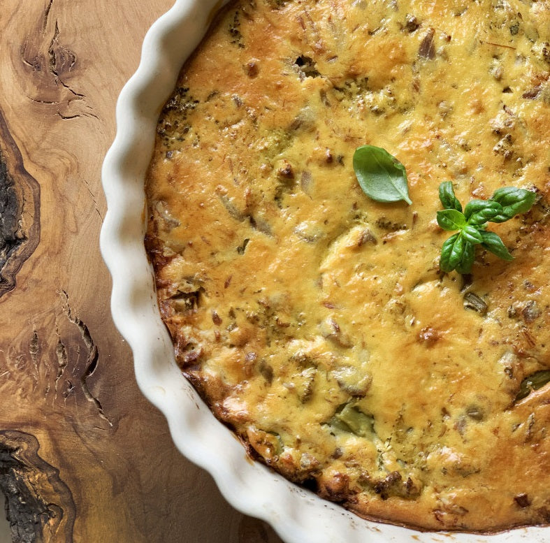 Emile Henry Deep Tart Dish Mediterranean Blue by Kitchen Niche