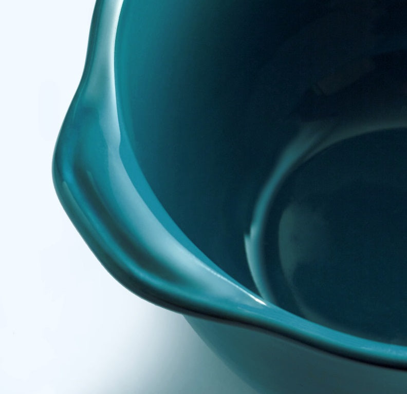 Emile Henry Gratin Bowl Mediterranean Blue by Kitchen Niche