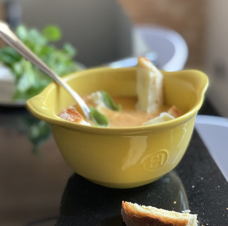 Emile Henry Gratin Bowl Provence Yellow by Kitchen Niche