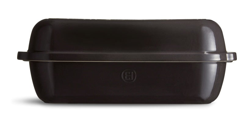 Emile Henry Large Bread Loaf Baker Charcoal Black by Kitchen Niche