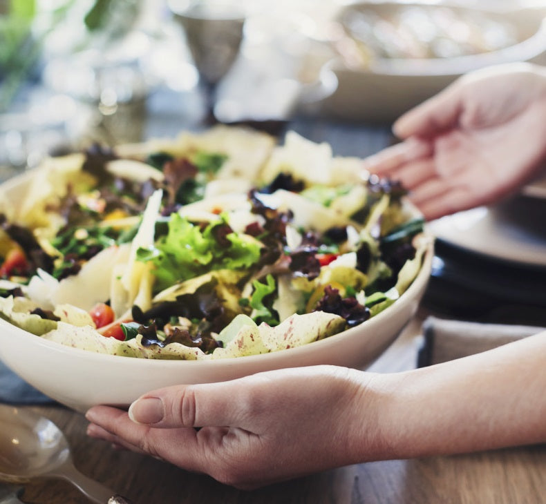 Emile Henry Large Salad Bowl Blue Flame by Kitchen Niche