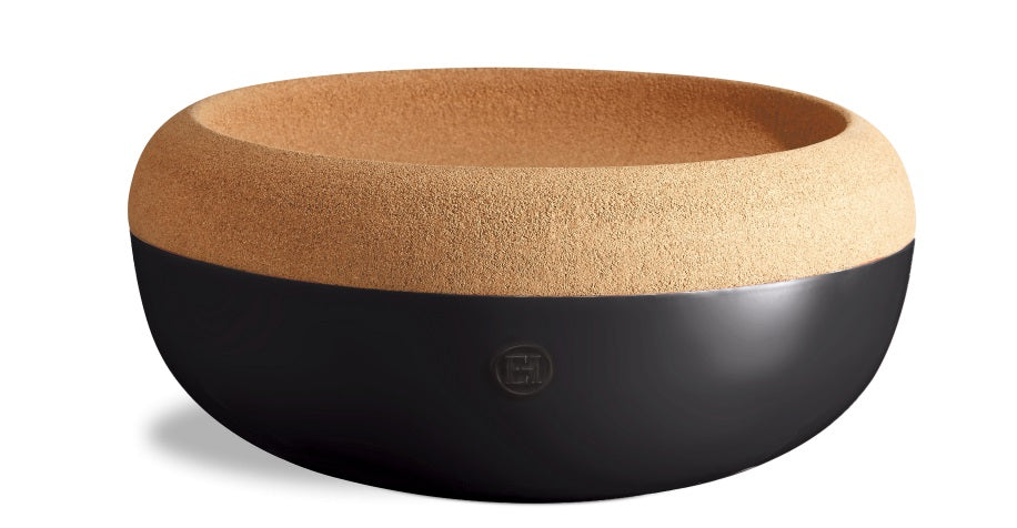 Emile Henry Large Storage Bowl Truffle Black by Kitchen Niche