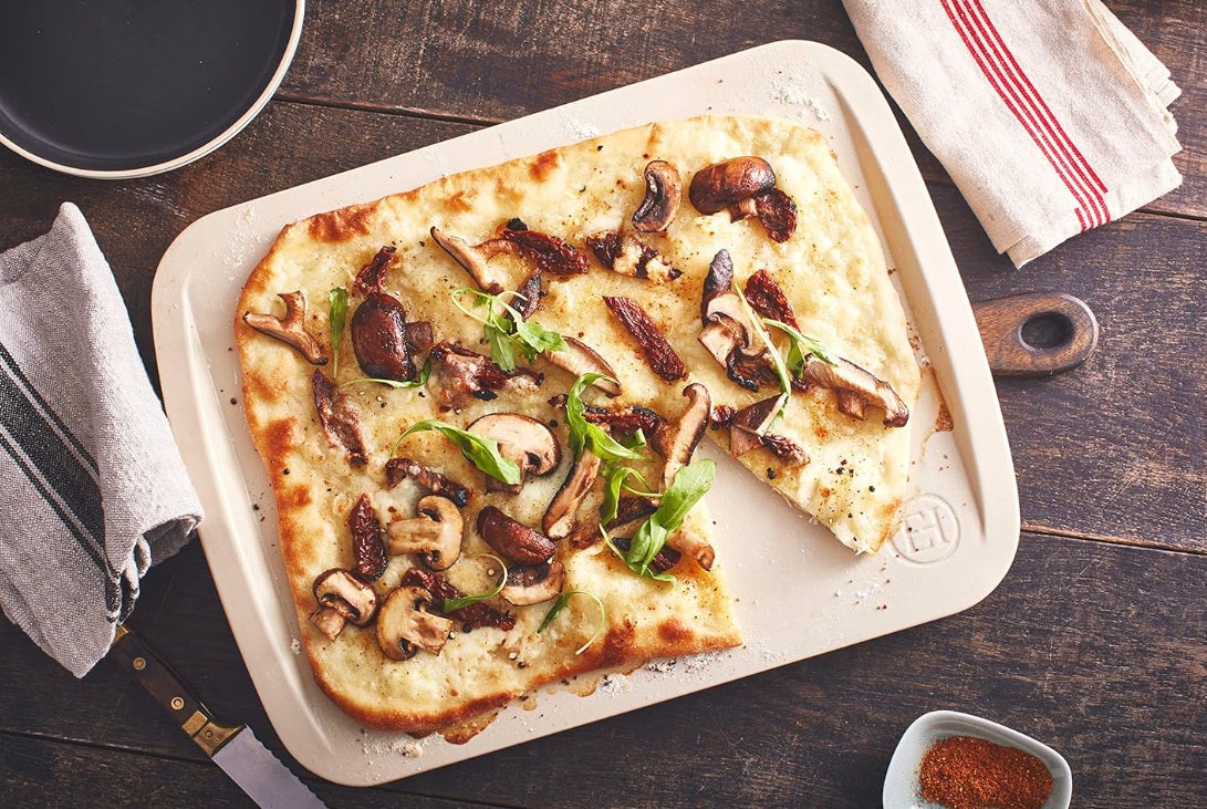 Emile Henry The Maestro Pizza Stone Creme by Kitchen Niche