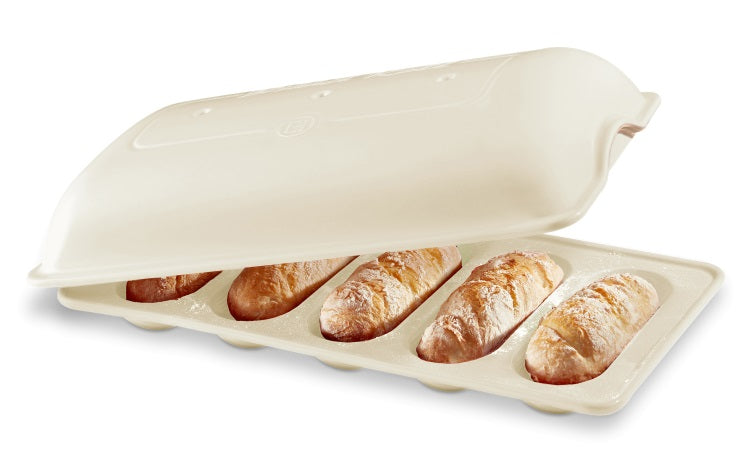 Emile Henry Mini Baguette Baker Clay by Kitchen Niche