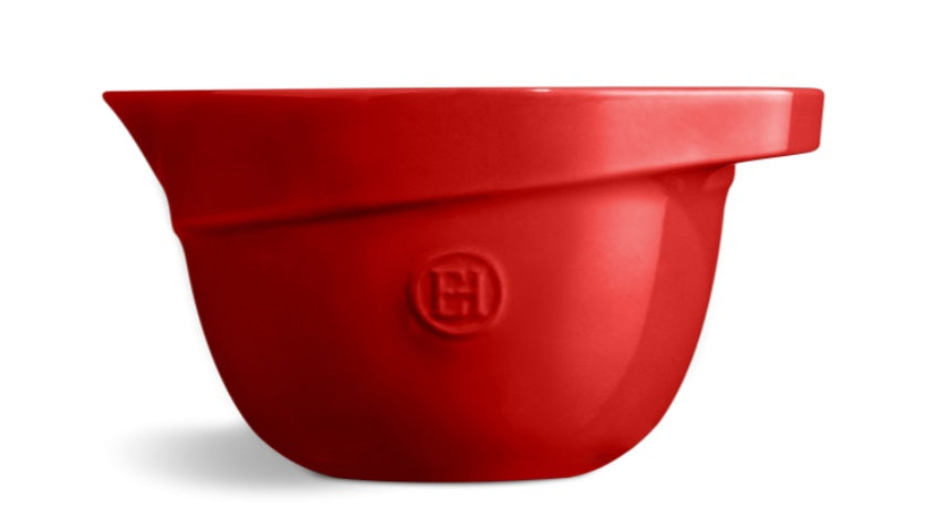 Emile Henry Mixing Bowl 4.5L Burgundy Red by Kitchen Niche
