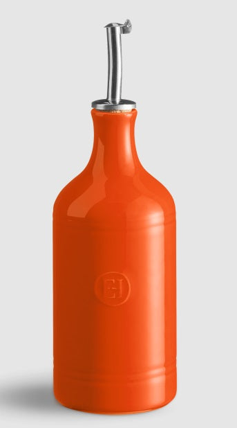 Emile Henry Oil Cruet Toscane Orange by Kitchen Niche