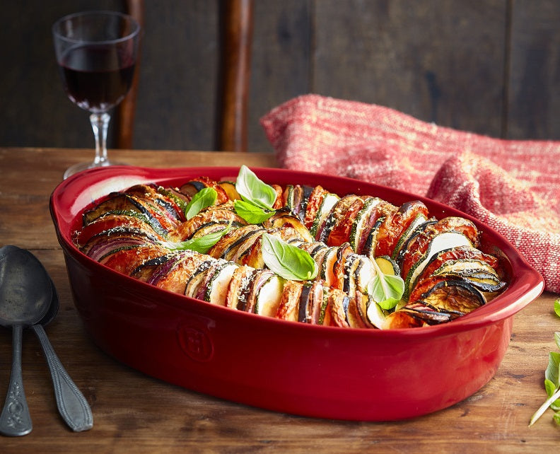 Emile Henry Oval Baking Dish Clay by Kitchen Niche