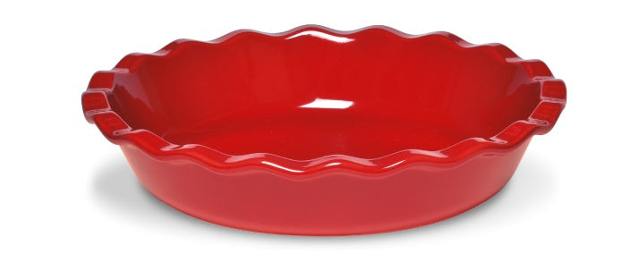 Emile Henry Pie Dish Burgundy Red by Kitchen Niche
