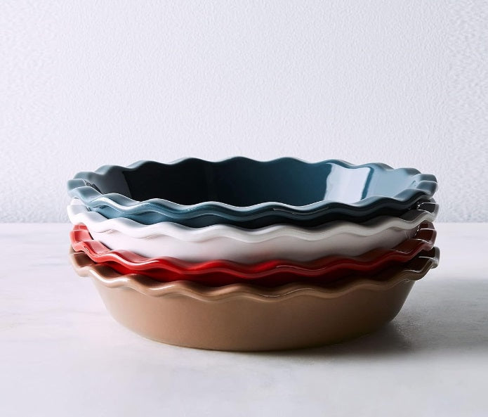 Emile Henry Pie Dish Flour White by Kitchen Niche