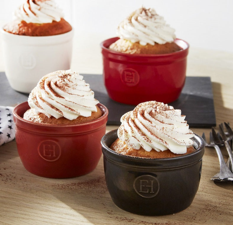 Emile Henry Ramekin Set of 2 N10 Burgundy Red by Kitchen Niche