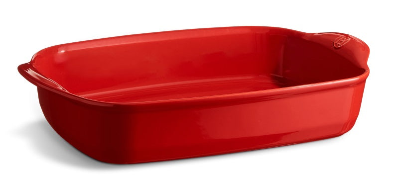 Emile Henry Rectangular Baking Dish Large Burgundy by Kitchen Niche