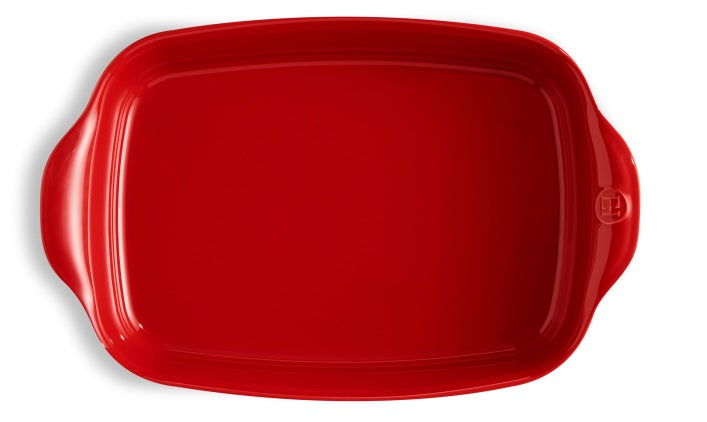 Emile Henry Rectangular Baking Dish Medium Burgundy by Kitchen Niche