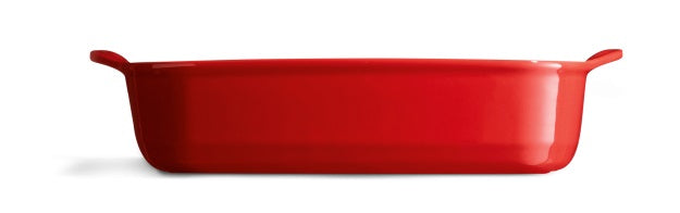 Emile Henry Rectangular Baking Dish Small Burgundy Red by Kitchen Niche