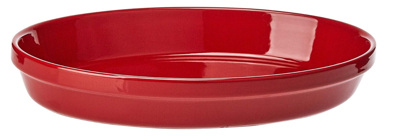 Emile Henry Maxi Oval Baking Dish Burgundy by Kitchen Niche