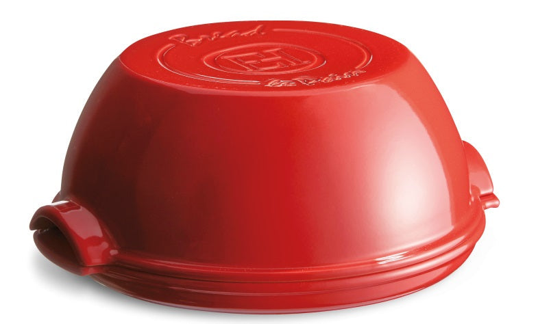 Emile Henry Round Bread Baker Burgundy Red by Kitchen Niche