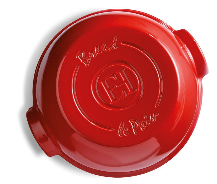 Emile Henry Round Bread Baker Burgundy Red by Kitchen Niche