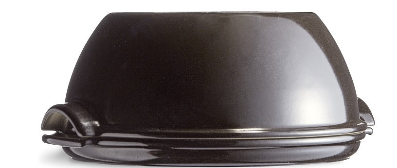 Emile Henry Round Bread Baker Charcoal Black by Kitchen Niche