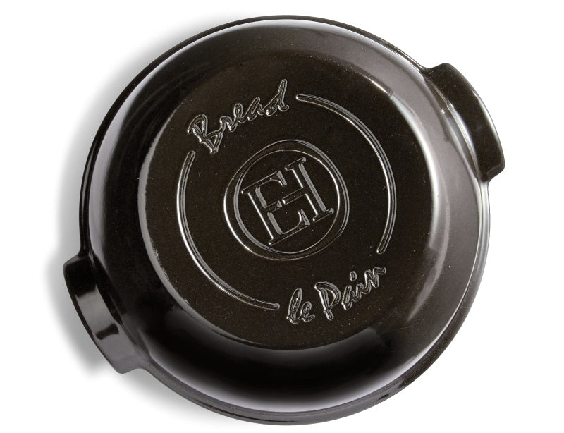Emile Henry Round Bread Baker Charcoal Black by Kitchen Niche
