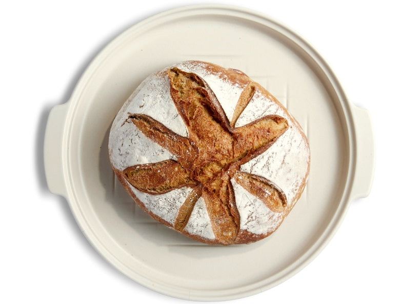 Emile Henry Round Bread Baker Clay by Kitchen Niche