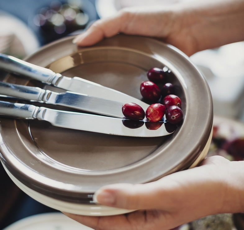 Emile Henry Salad / Dessert Plate Blue Flame by Kitchen Niche