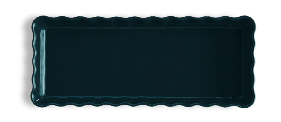 Emile Henry Slim Rectangular Tart Dish Belle-Ile by Kitchen Niche