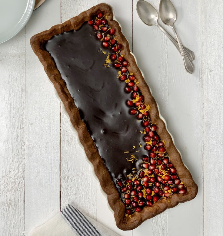 Emile Henry Slim Rectangular Tart Dish Toscane by Kitchen Niche