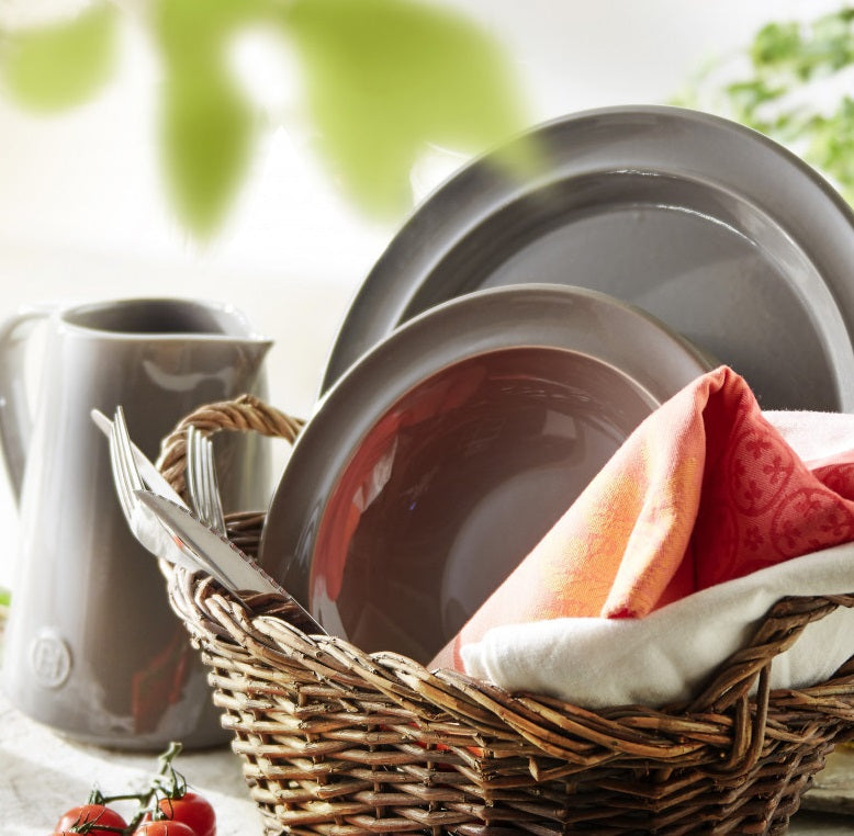 Emile Henry Soup Plate Flour White by Kitchen Niche