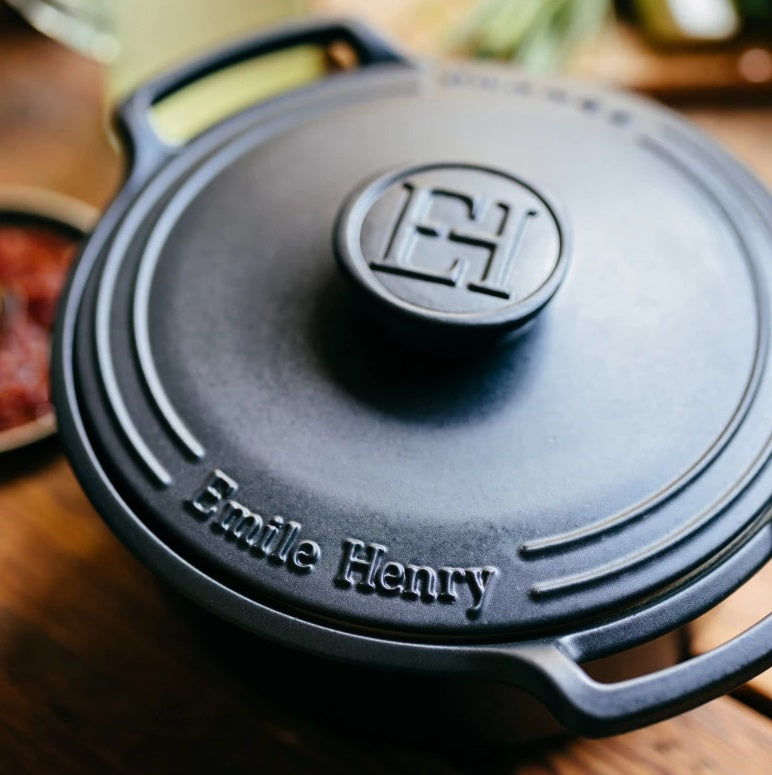 Emile Henry Sublime Round Dutch Oven Indigo 4.2L by Kitchen Niche