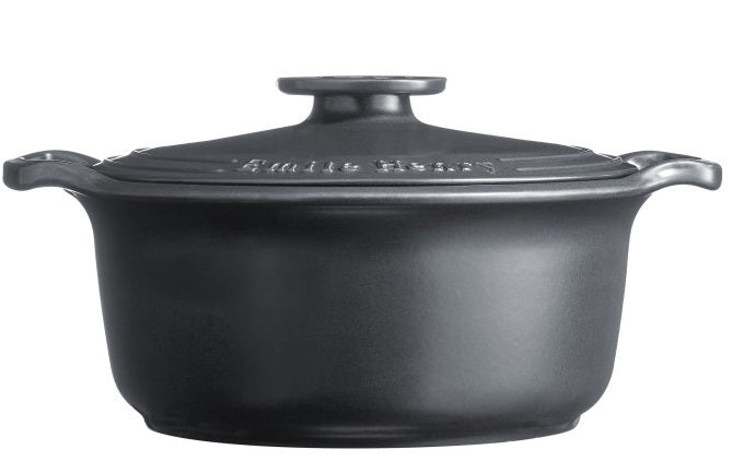 Emile Henry Sublime Round Dutch Oven Slate 4.2L by Kitchen Niche