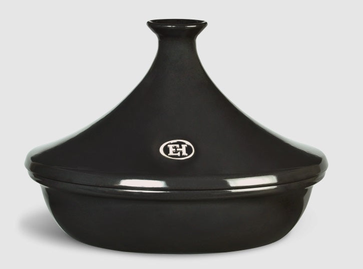 Emile Henry Large Tagine Charcoal by Kitchen Niche