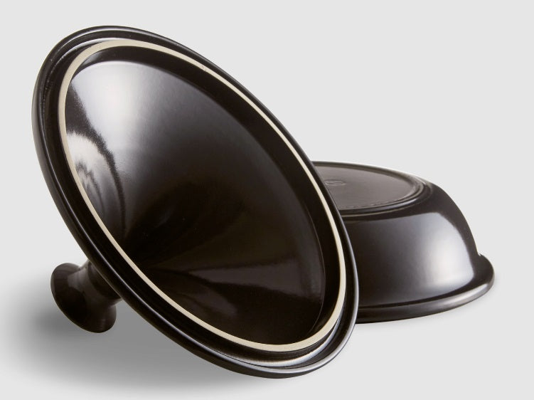 Emile Henry Large Tagine Charcoal by Kitchen Niche