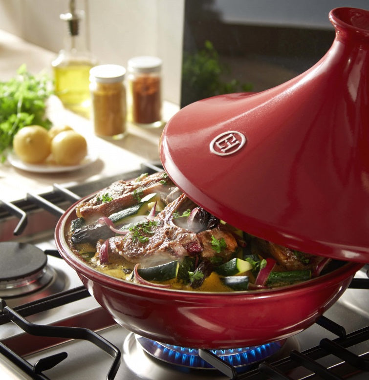 Emile Henry Small Tagine Charcoal by Kitchen Niche