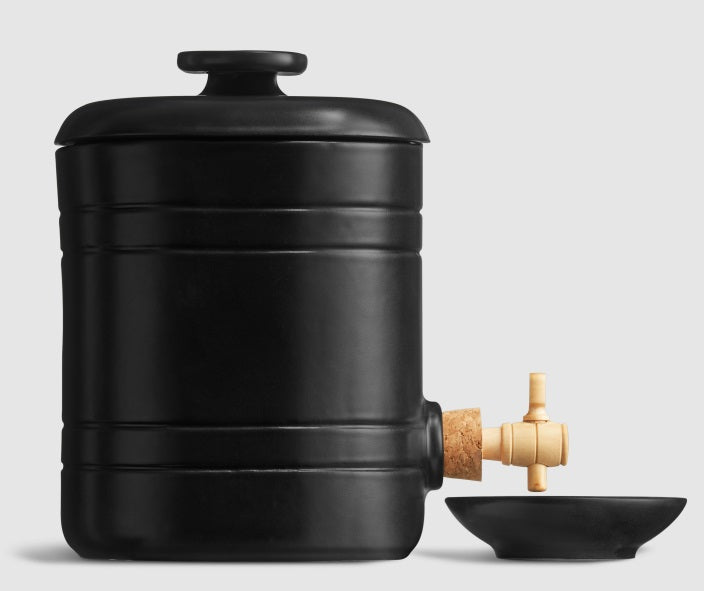 Emile Henry Truffle Black Vinegar Pot by Kitchen Niche