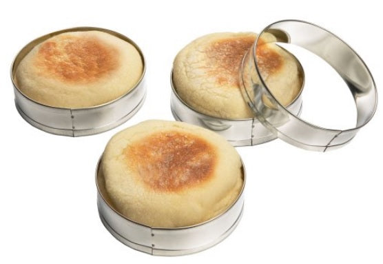 Fox Run Set of 4 English Muffin Rings by Kitchen Niche