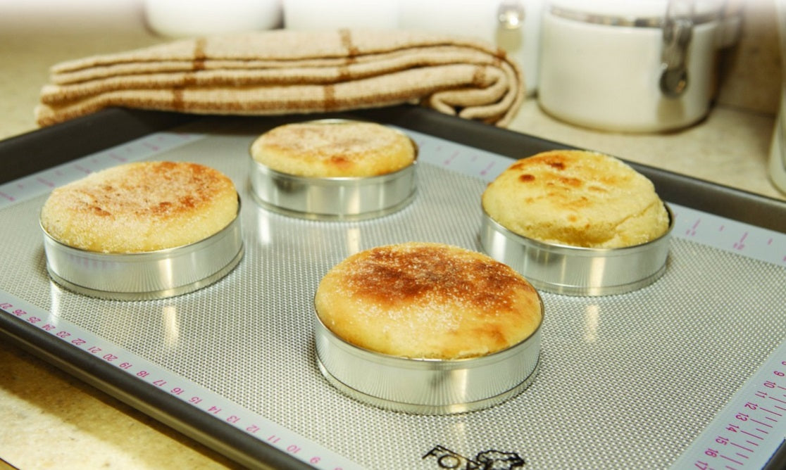 Fox Run Set of 4 English Muffin Rings by Kitchen Niche