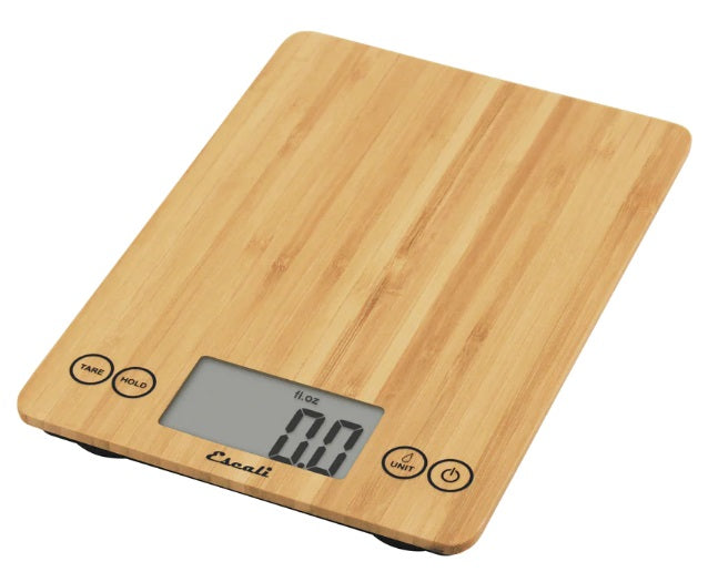 Escali Arti Digital Bamboo Kitchen Scale by Kitchen Niche