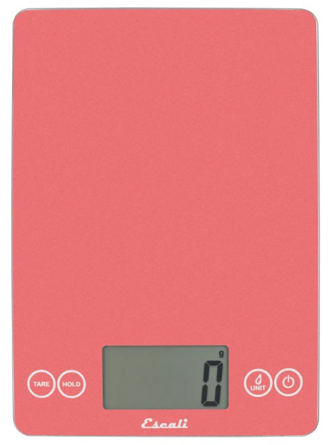 Escali Arti Digital Glass Kitchen Scale Desert Rose by Kitchen Niche