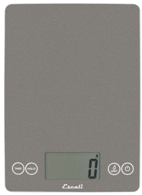 Escali Arti Digital Glass Kitchen Scale Gray Storm by Kitchen Niche