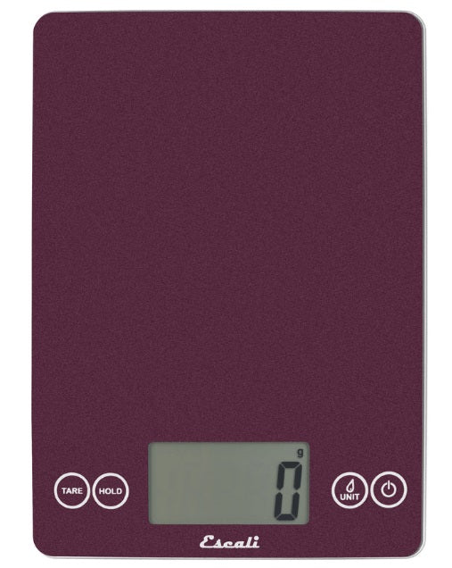 Escali Arti Digital Glass Kitchen Scale Purple Night