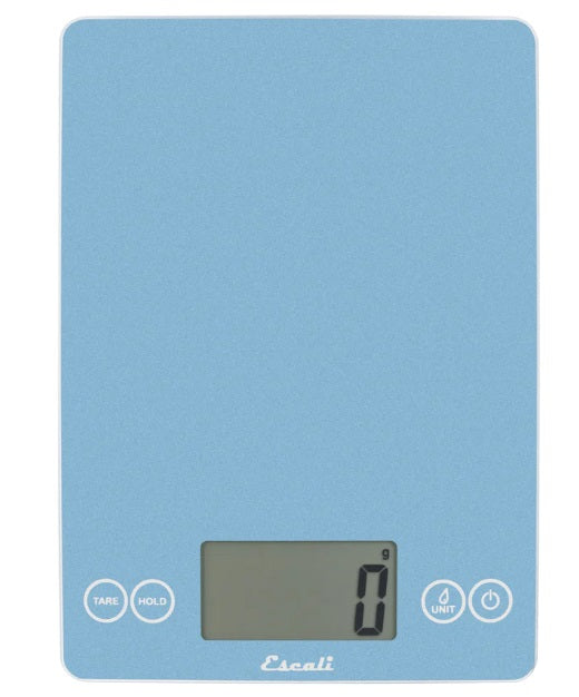 Escali Arti Glass Digital Scale Sky Blue