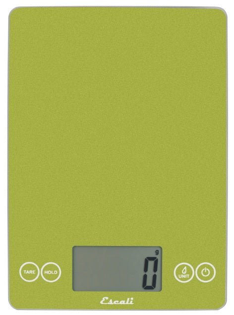 Escali Arti Digital Glass Kitchen Scale Succulent Green by Kitchen Niche