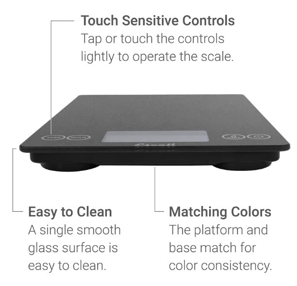 Escali Arti Digital Glass Kitchen Scale Succulent Green by Kitchen Niche