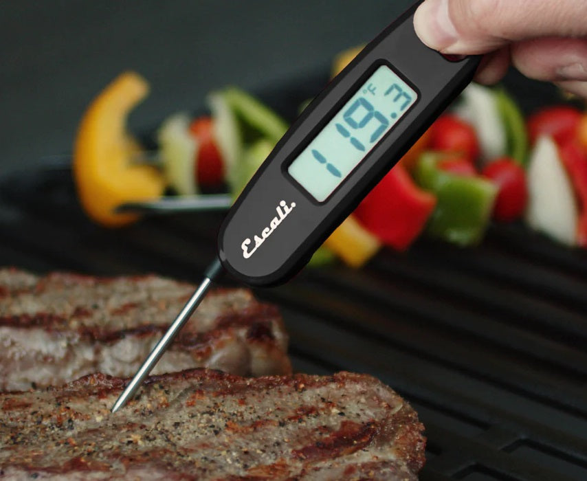 Escali Compact Folding Digital Thermometer Black by Kitchen Niche