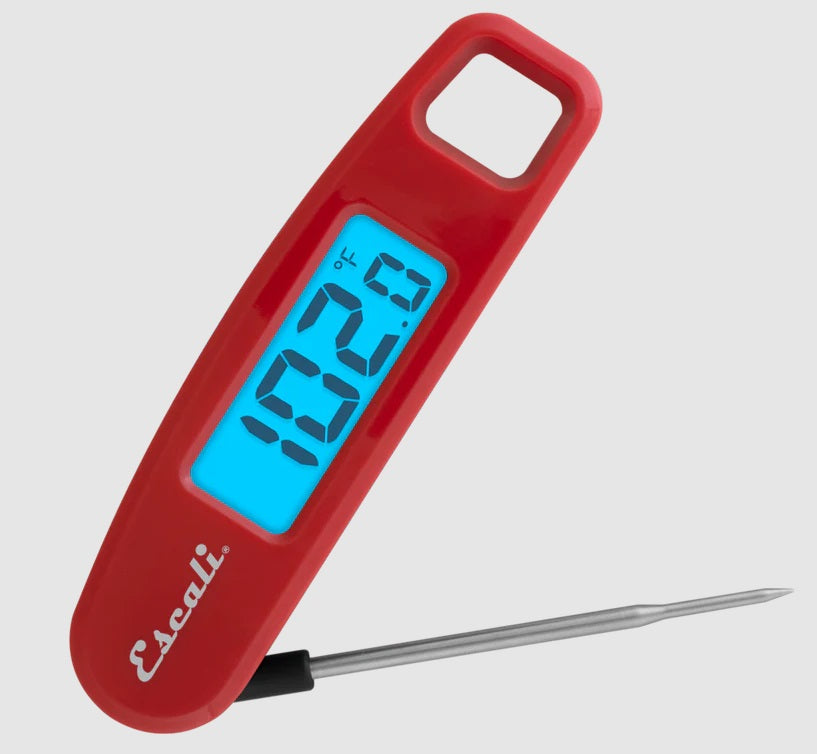 Escali Compact Folding Digital Thermometer Red by Kitchen Niche