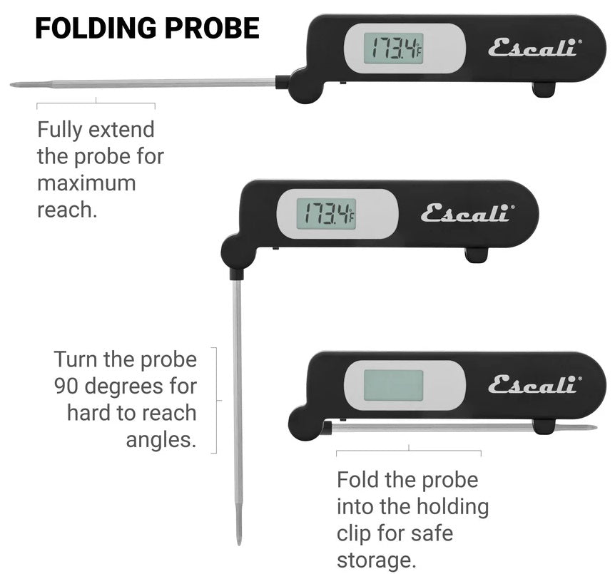Escali Folding Digital Thermometer by Kitchen Niche