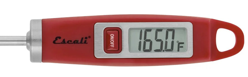 Escali Gourmet Digital Thermometer Red by Kitchen Niche