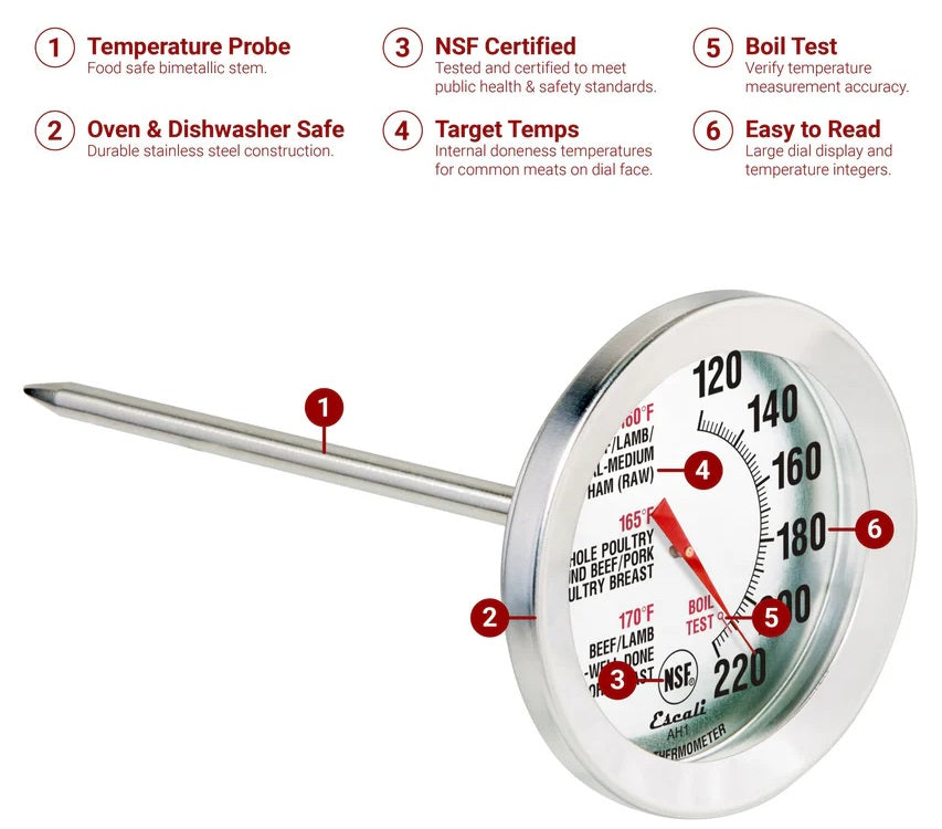 Escali Oven Safe Meat Thermometer by Kitchen Niche