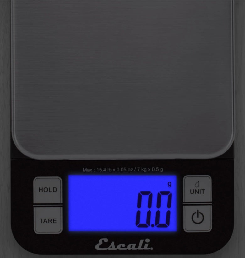 Escali Nutro Red Digital Kitchen Scale by Kitchen Niche